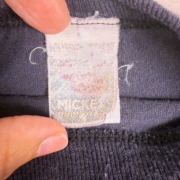 Vintage Disney Mickey Mouse Neon Night Shirt Oversized One Size - Picture 3 of 8